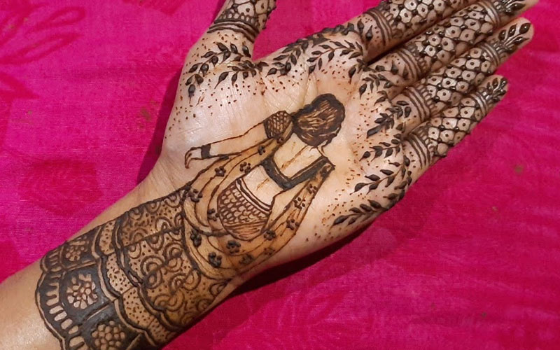 The Best Portrait Mehandi Services In Delhi 